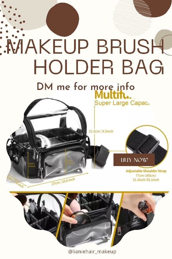 Makeup Brush Holder/ Brush Bag 