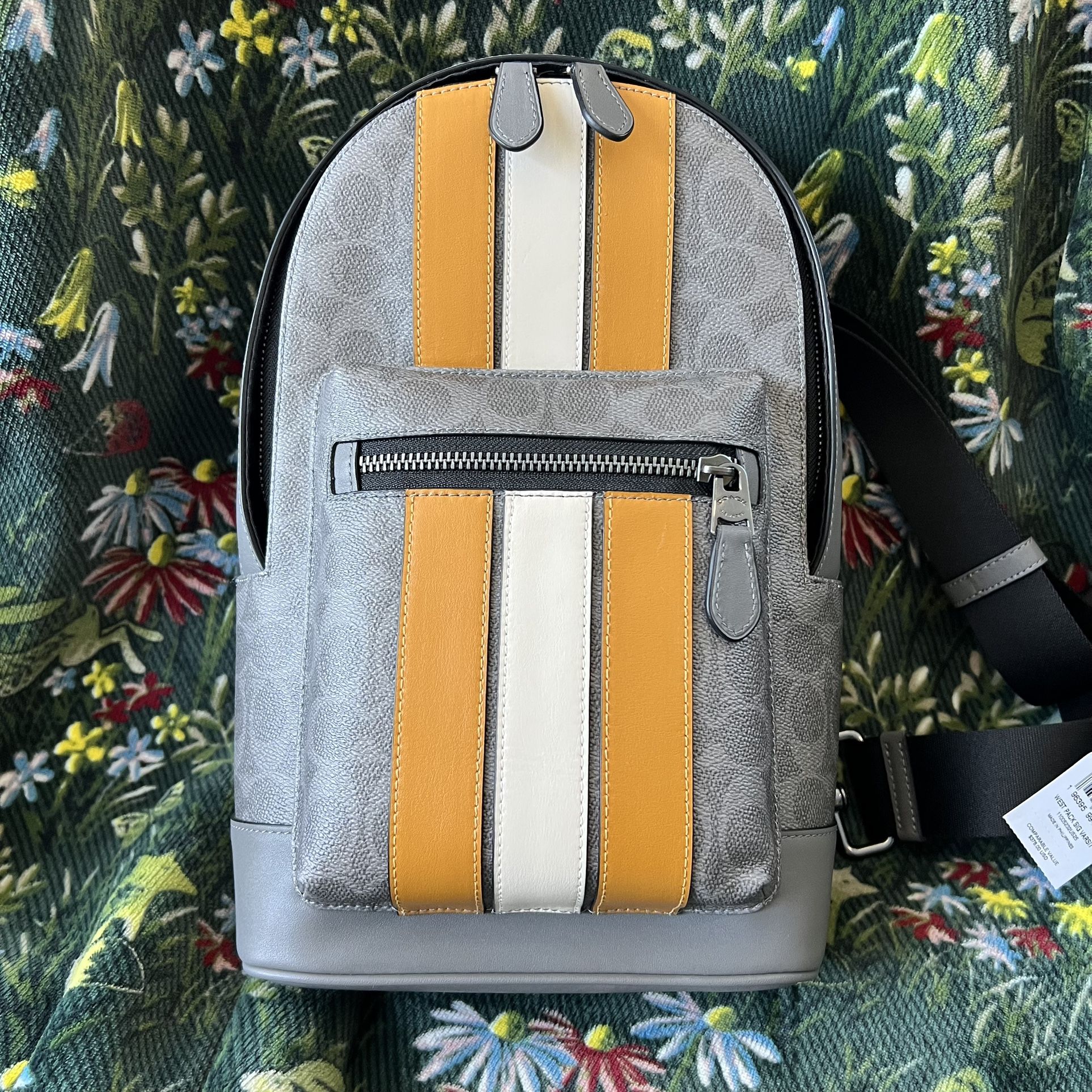 New Coach Mens West Pack Sling Bag + Receipt & Bag