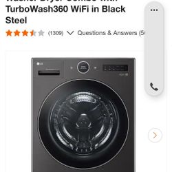 LG  Washer And Dryer All In One 