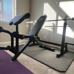 Marcy Bench Press W/ Rack & Bar