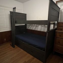 XL Twin Bunk Beds With Under Bed Stoage
