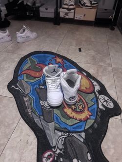 Jordon 5 white Metallic