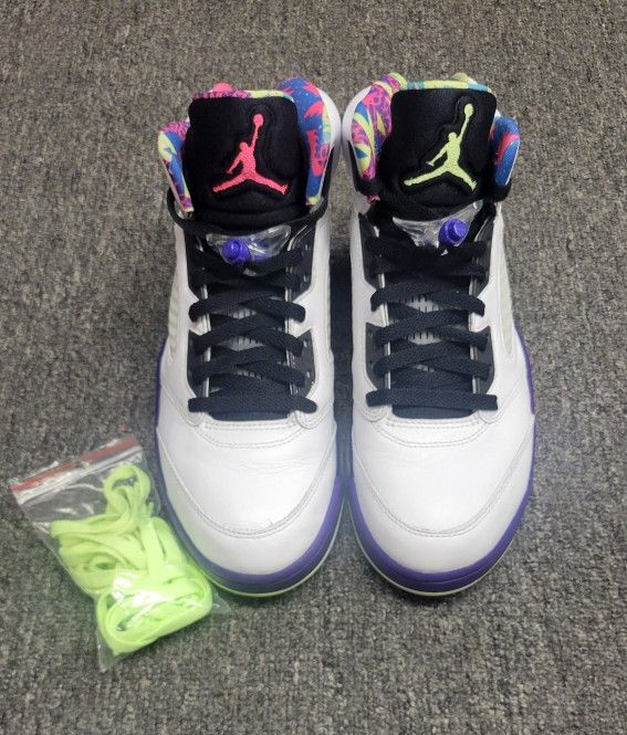 Nike Air Jordan 5 Retro Alternate Bel-Air White Shoes DB3335-100 Men's Size 9