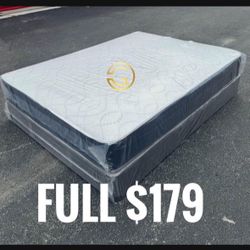 NEW Mattress Full Size With Box Spring // Offer  🚚