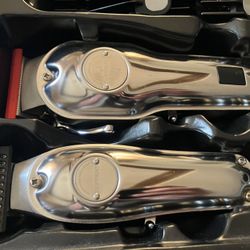 SUPRENT® PRO Professional Hair Clippers for Men- Hair Cutting Kit & Zero Gap T-Blade Trimmer Combo- Cordless Barber Clipper Set with LED Display for M