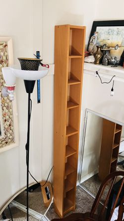Skinny tall bookshelf