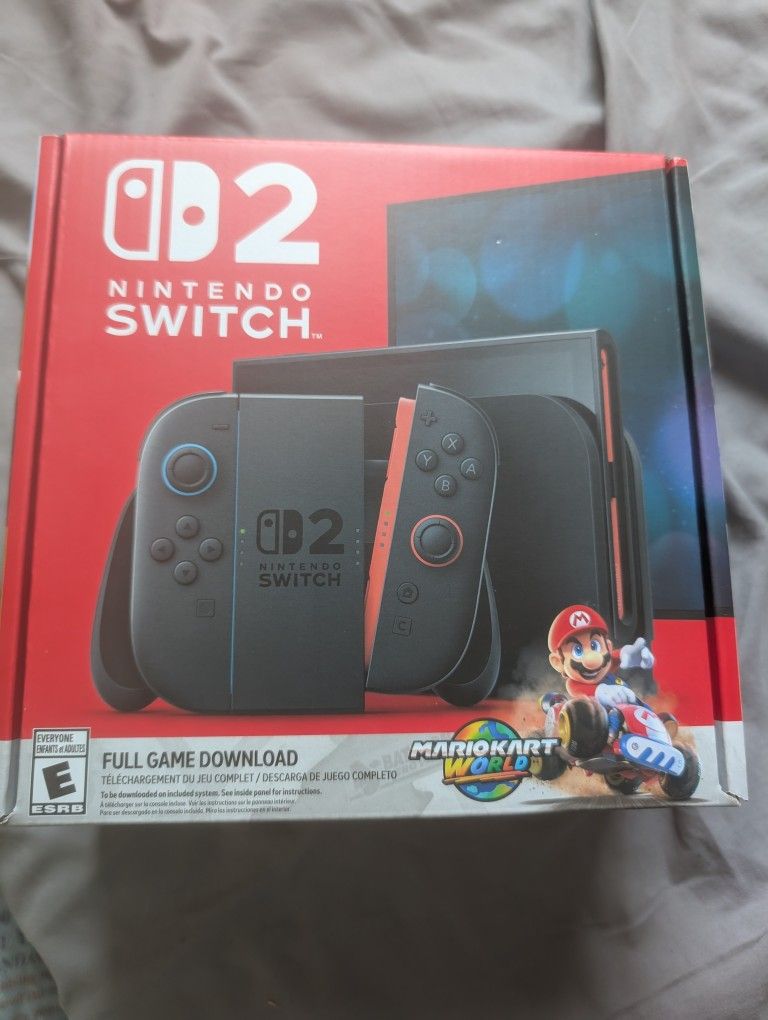 Nintendo Switch 2 W/ Mariokart Brand New