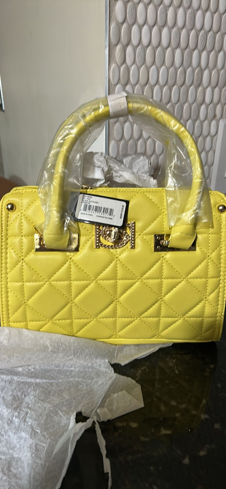 Bebe Tilda  Satchel Seagrass Bag