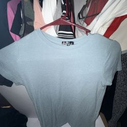 Ladies Mint Green Crop Top Small 