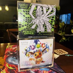 Prismatic Evolutions & Perfect Order Pokemon Center ETBs