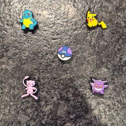 5 Pokemon Croc Charms
