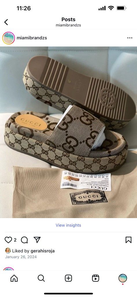 Gucci Women Slides