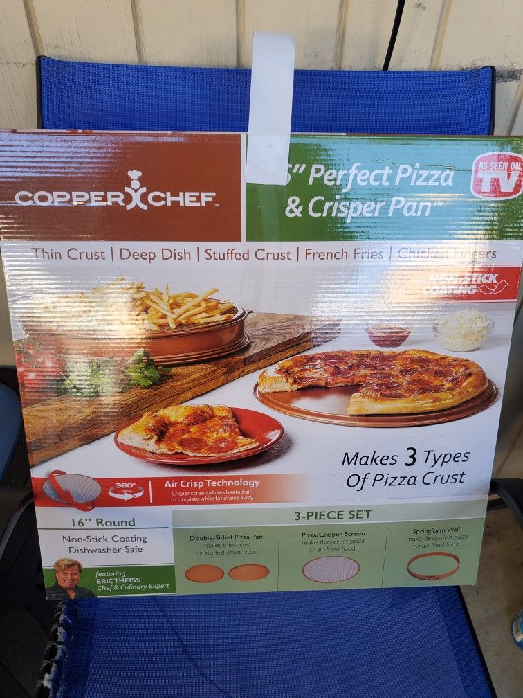 New Copper Chef Pizza Pan 