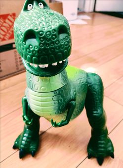 Disney toy story rex action dinosaur 13" tall Fontana pickup.