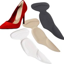 2 (pack of 3) Spandex High Heel Cushion & Grip Different Colored Self Adhesive Padding