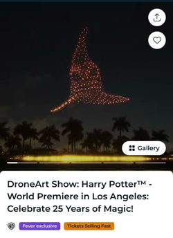 Harry Potter Drone Show at Dodger Stadium