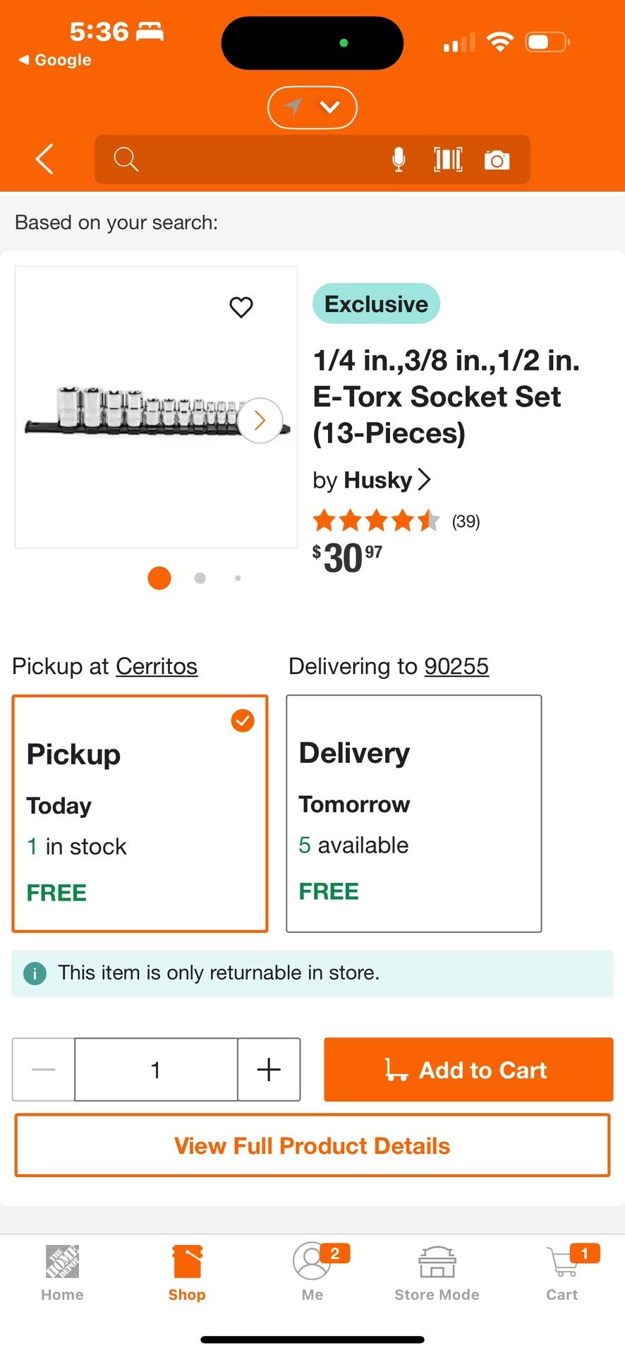  1/4 in., 3/8 in., 1/2 in. E-Torx Socket Set 