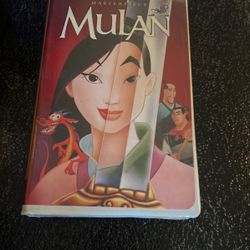 Vhs Walt Disney's Masterpiece Collection Mulan 1999  (Good Condition)