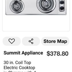 Estufa Cooktop 30in Nueva En Su Caja