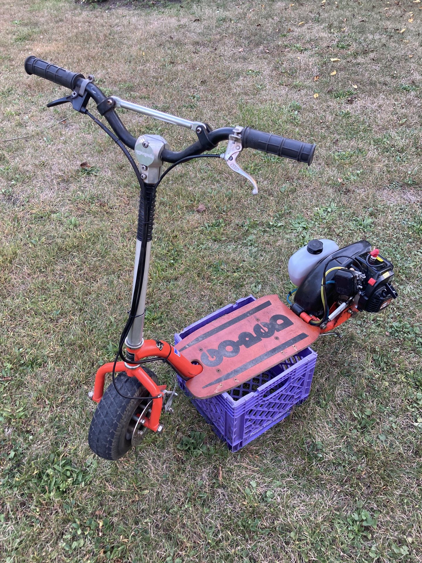 GoPed Super Bigfoot (Rare Orange) 30cc Rovan 2 STROKE $600 FIRM