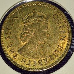 1964 Hong Kong 10 Cent Coin