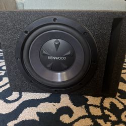 Kenwood 12” Subwoofer With Enclosure