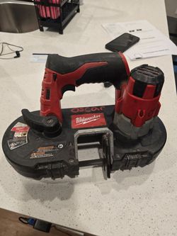 Mini Milwaukee band saw