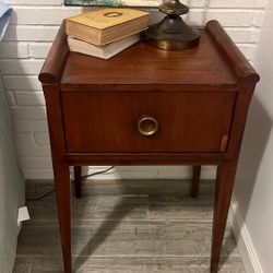 Vintage Solid Wood Night Stand 
