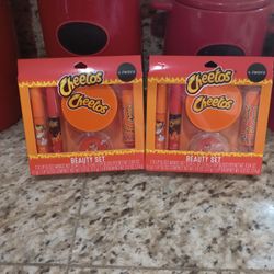 2 Sets Of Cheetos Lip balm Beauty Sets