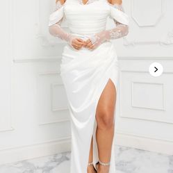 White Fashion Nova Dress 