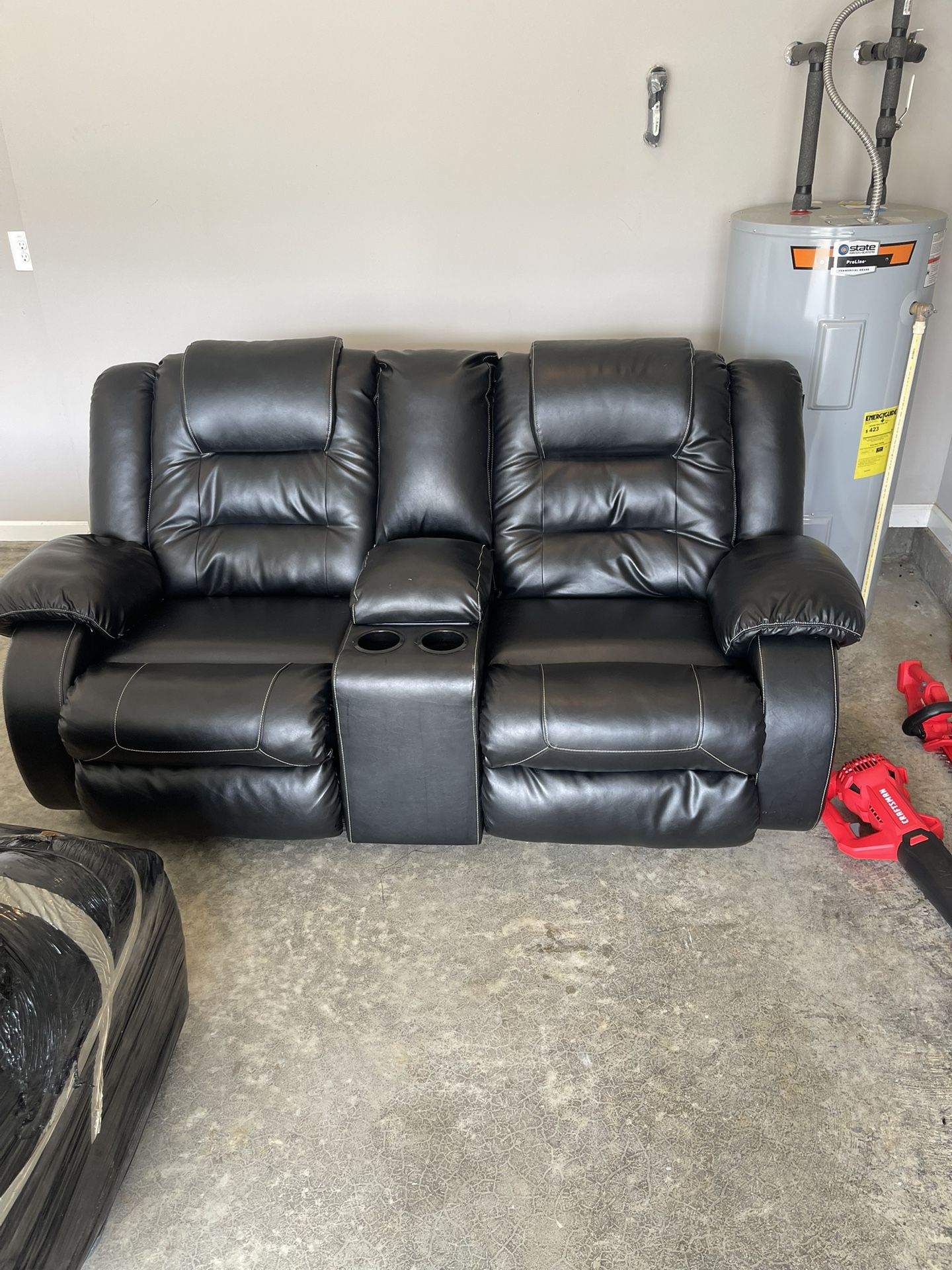 Black Leather Couches