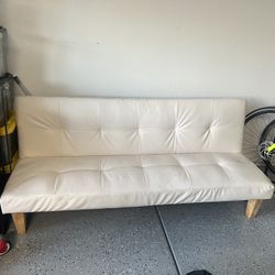 White Futon Great Condition 
