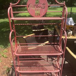 Vintage Coca Cola Shelving Unit