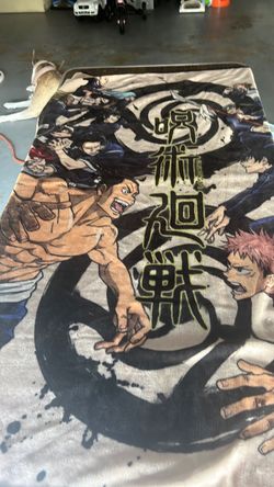 Jujutsu Kaisen Anime Throw Blanket used