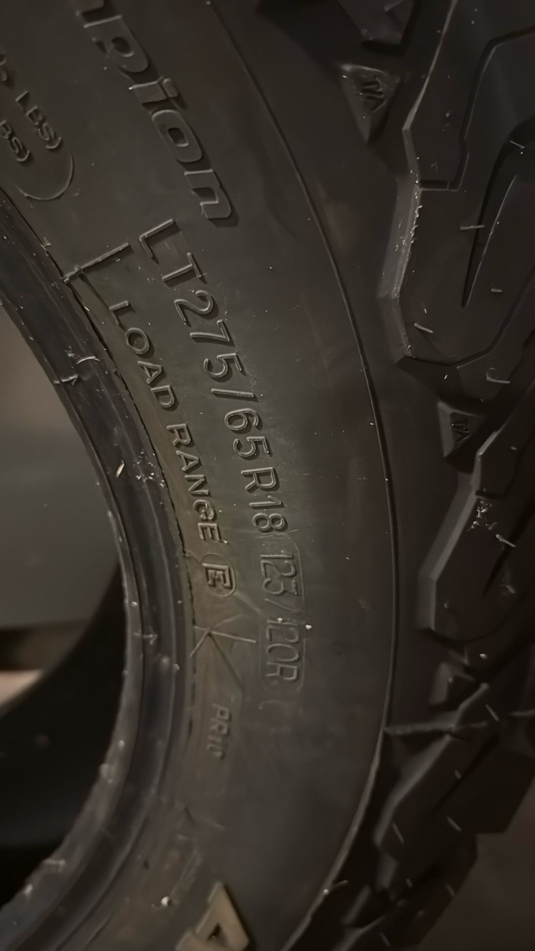 Two BF Goodrich Tires