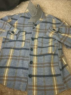 Plaid Thin Coat Jacket / Lightweight Plaid Overcoat