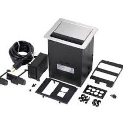 Wiremold TB672APAL InteGreat AV Table Box 3 Recept 12ft Cord