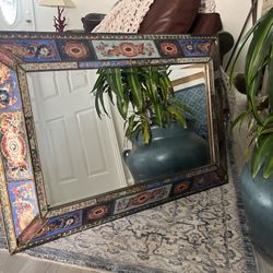Incredible, Exquisite Italian Handmade Large Mirror 