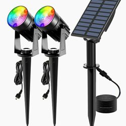 Color Changing Solar Spot Lights Outdoor, RGB LED Landscape Lights IP65 Waterproof Solar Garden Pathway Lights Trees Lights

￼

￼

`

￼

￼

￼

￼

￼


