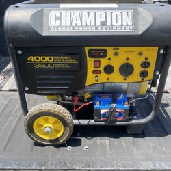 Champion 4000W Generator w/ Remote Start – Fully Functional!