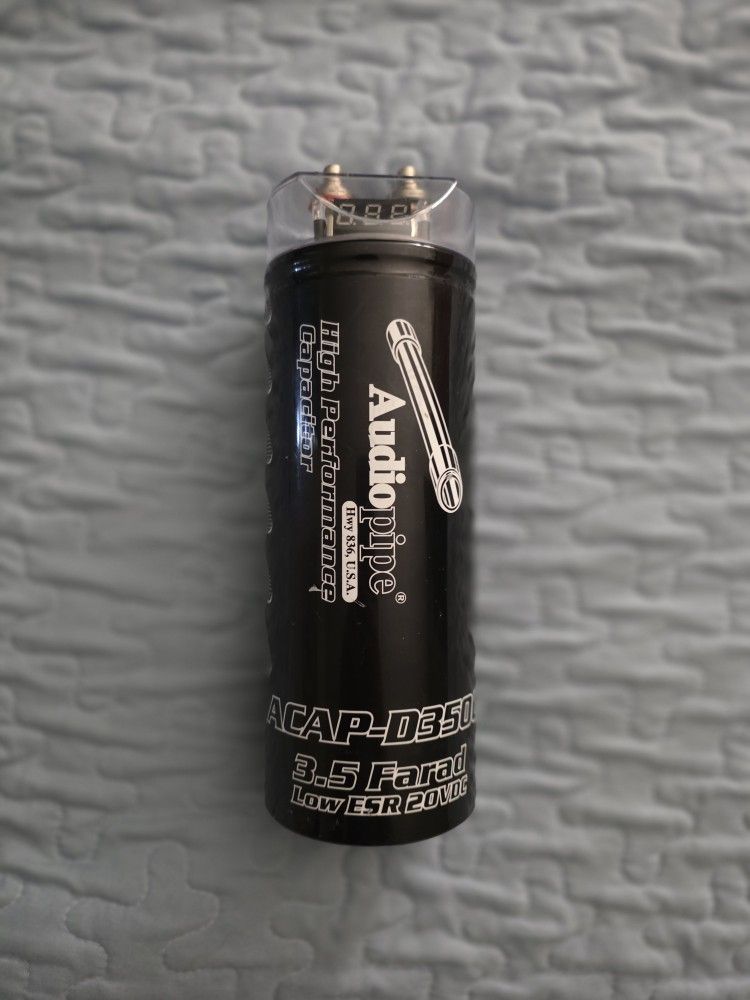 Audiopipe 3.5 farad Car Audio Capacitor