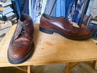 Brown Leather Shoes Size 9