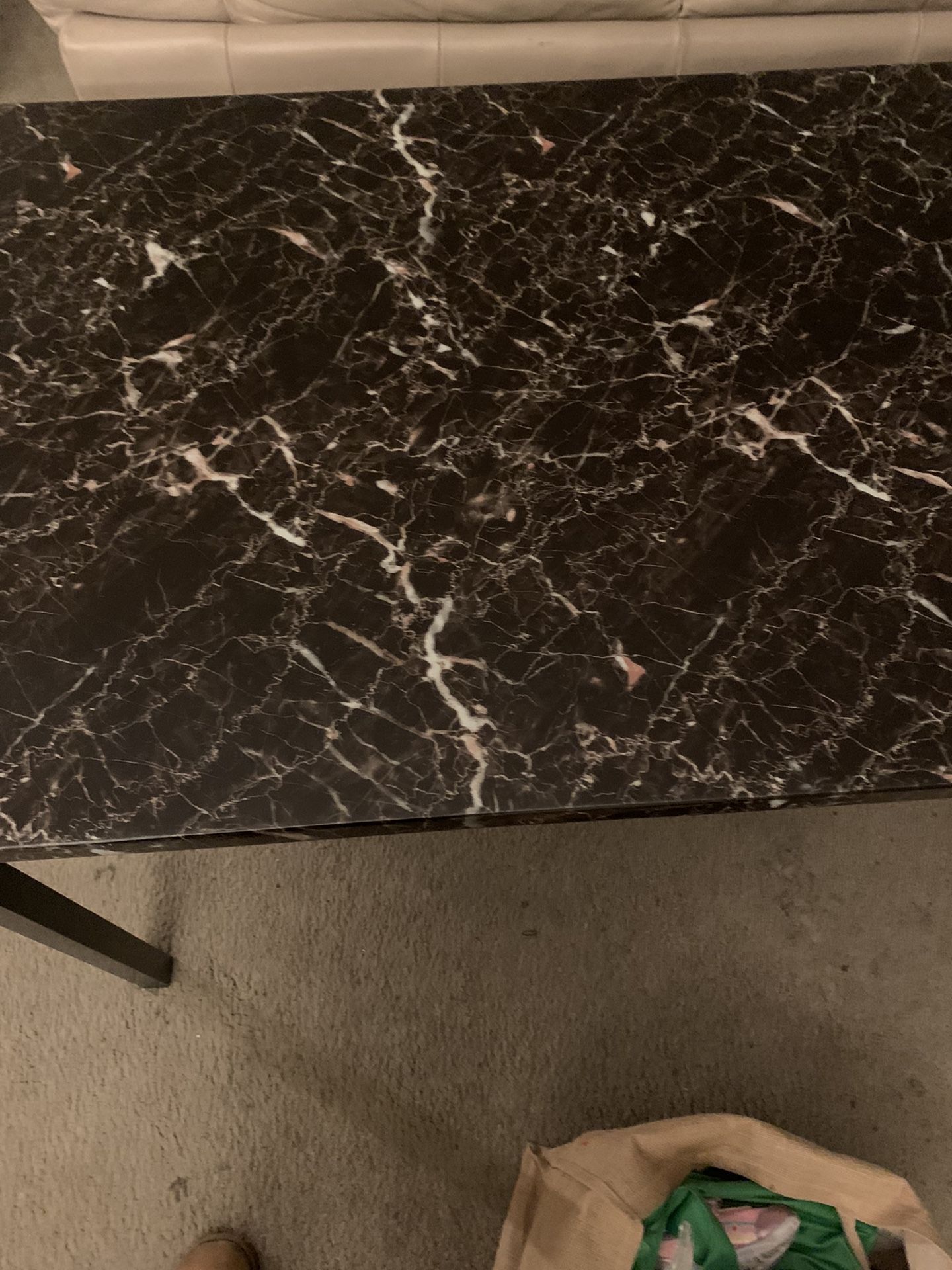 Marble design dinette table