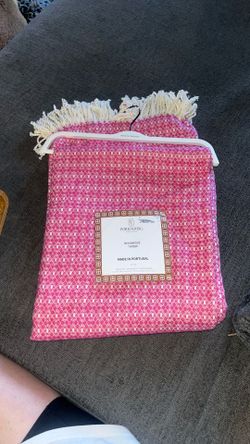 PORTO HOME MADE IN PORTUGAL LUXURY SUMMER THROW 50"x60" COTTON BLEND