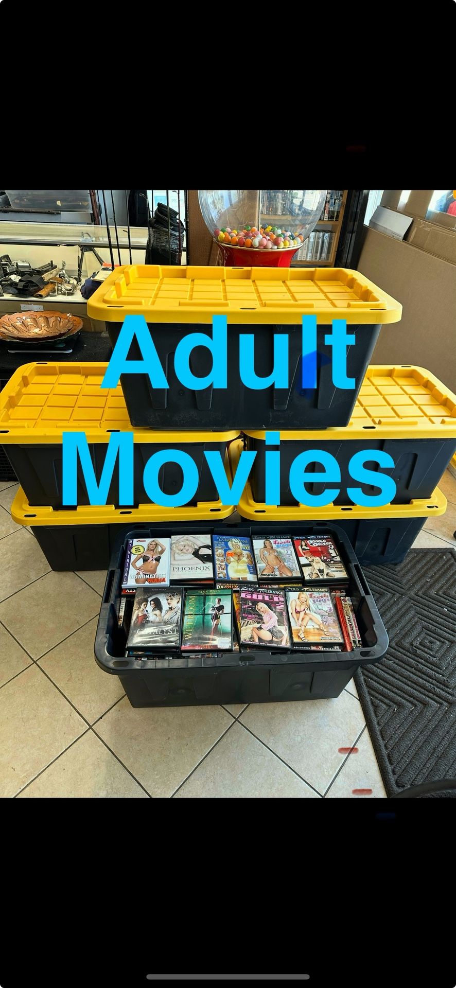 Huge Lot Of 1000+ Adult DVD Movies