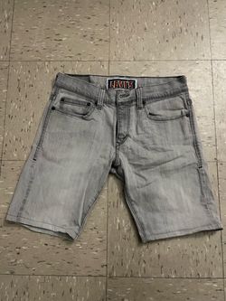 Levi's Men's Gray Denim Jean Shorts Size 31 Preowned