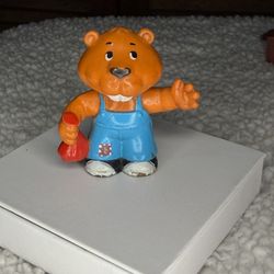 Vintage 1984 Bingo Beaver 2" Tomy PVC Action Figure Get Along Gang