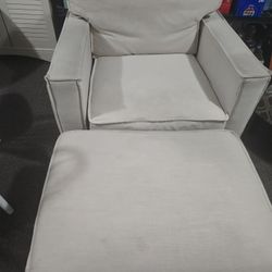 Chair  And Ottoman 