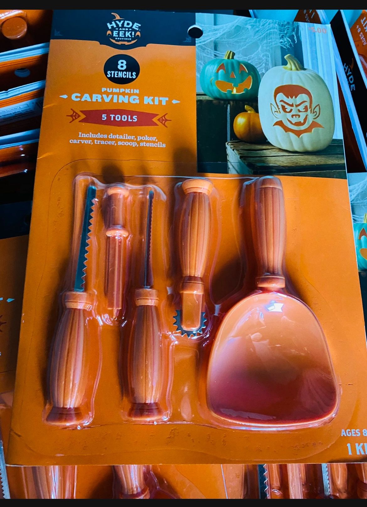 New Halloween Pumpkin, Carving Kits, Tools, And Stencils New