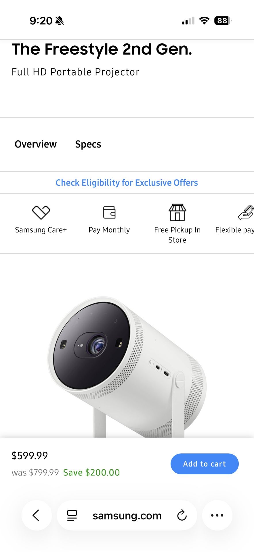 Samsung Projector - Sealed Box